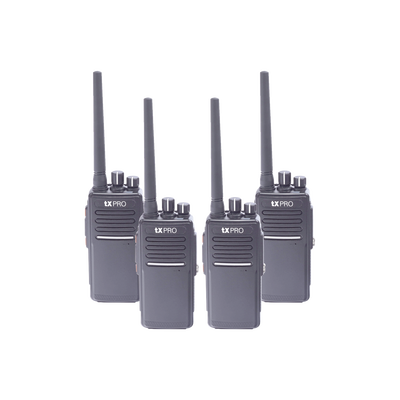 KIT de cuatro radios TX680AV y dos cargadores adicionales