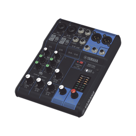 Mezcladora de Audio | 6 Canales | 2 entradas de micro/6 de línea (2 mono + 2 estéreo) | Alimentación Phantom