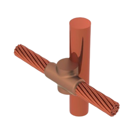 Molde para soldadura exotermica, costado de de varilla 5/8 in. a Cable de Paso 4 AWG