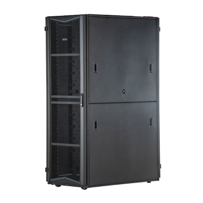 Gabinete FlexFusion para Centros de Datos, 45 UR, 700 mm de Ancho, 1070 mm de Profundidad, Fabricado en Acero, Color Negro