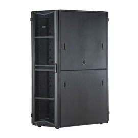 Gabinete FlexFusion para Centros de Datos, 45 UR, 700 mm de Ancho, 1070 mm de Profundidad, Fabricado en Acero, Color Negro
