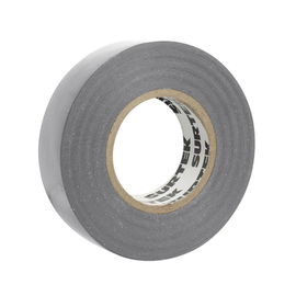 Cinta para aislar color Gris de 19 mm x  18 metros / Fabricada en PVC / Adhesivo acrílico.