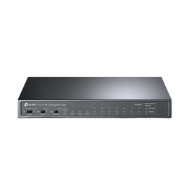 Switch PoE+ No Administrable De Escritorio 11 Puertos / 8 puertos 10/100 Mbps PoE af/at Inteligiente / Presupuesto 124 W / Hasta 250 metros
