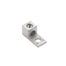 Terminal Universal de Aluminio Estañado/ 1 Orificio para Calibre  14- 2 AWG / Perno de 1/4