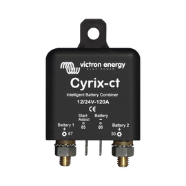 Cyrix-CT 12/24 V 120 A / Combinador Inteligente de Baterías en Vehículos y Embarcaciones