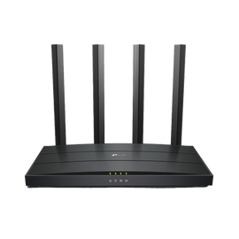 Router WiFi 6 AX 1500Mbps / MU-MIMO 2X2 y OFDMA / 1 Puerto WAN 10/100/1000 Mbps / 4 Puertos LAN 10/100/1000 Mbps / 4 Antenas Beamforming