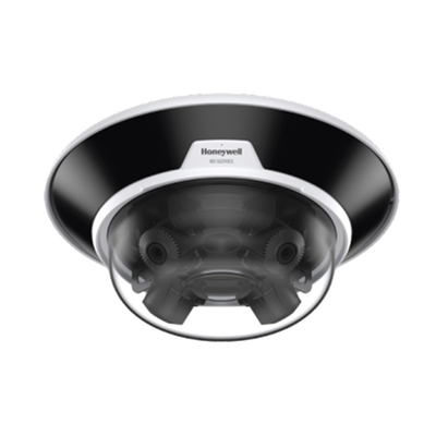 Multisensor IP 20 Megapíxeles / Lente Motorizado 3.7 a 7.7 mm (4 Lentes de 5 Megapixel) / Exterior IP66 / H.265 / Antivandálica IK10 / PoE+ / Serie 60 / Honeywell Security / Audio I/O / Alarma I/O / Cumple con NDAA