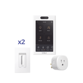 KIT 1 Pantalla de control touch, 2 Apagadores dimmer y 1 Plug in