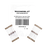 Resistencias de 2K, Chapa para gabiente, separadores y tornillos para panel VISTA48LA