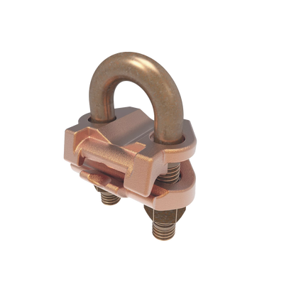 Conector Mecánico para Cable Calibre 4 a 2/0 AWG / Paralelo o 90° a Tubo de 3/8