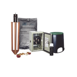 Kit de Tierra Física Con Electrodo Magnetoactivo Capacidad Max: 400 AMP