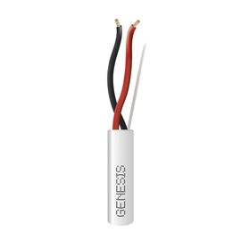 Bobina de 305 Metros de Cable / 2x16 AWG / Tipo CMR-CL3R / Color Blanco / Para Aplicaciones de Alarmas de Intrusión, Control de Acceso, Automatización, Interfonos y Tv Porteros