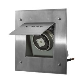 Receptáculo Móvil de Rayos X / 50 A 250 V CA/ 2 Polos 3 Hilos / Placa de Acero Inoxidable.