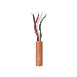 Bolsa de 152 Metros /  Cable de Cobre / 4x22 AWG / Riser / Para Interior / Color Naranja / Para Aplicaciones de Alarmas de Intrusión y Automatización
