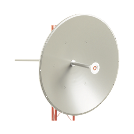 Antena direccional, Ganancia de 36 dBi, Amplio rango frecuencia (4.9 - 6.5 GHz), Conectores N-hembra, incluye montaje para torre y montaje estabilizador para fuertes vientos.