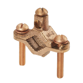 Abrazadera de Bronce para Tierra Física para Conductor 2 AWG, 1 Pieza