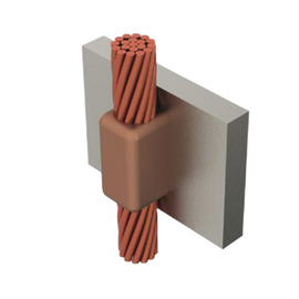 Molde para soldadura exotermica cable de paso vertical cal.2/0 a Placa Vertical.
