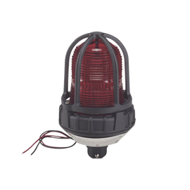 Luz estroboscópica para ubicaciónes peligrosas,  montaje tipo tubo, 240 VCA, color Rojo