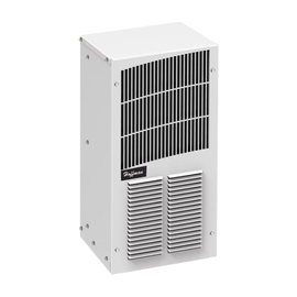 Aire Acondicionado Compacto Para Exterior, Uso en Gabinetes de Telecomunicaciones de Grado Industrial, Frío/Calor T20, 2000 BTU, 115 Vca, de Acero, Color Gris