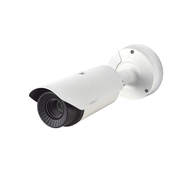 Cámara Bullet Antivandálica Térmica IP / Resolución 640 x 480 / Lente 13 mm / H.265 & WiseStream II