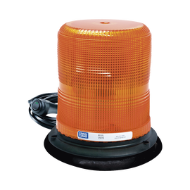 Baliza LED color ámbar con montaje magnético de succión DE 7