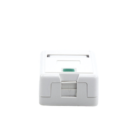 Caja de pared con 1 puerto Keystone, no incluye jack
