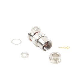 Conector BNC macho de rosca para cable RG-59/U