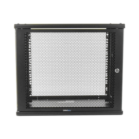 Gabinete Linkedpro de Montaje en Pared, de 19in, Puerta Perforada, 9 UR, 450 mm de Profundidad, Color Negro
