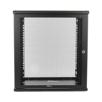 Gabinete Linkedpro de Montaje en Pared, 19in, Puerta Perforada, 12 UR, 450 mm de Profundidad, Color Negro