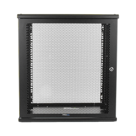 Gabinete Linkedpro de Montaje en Pared, 19in, Puerta Perforada, 12 UR, 450 mm de Profundidad, Color Negro