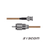 Cable RG142, con conectores BNC Macho / UHF Macho.