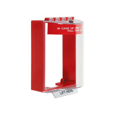 Cubierta Universal Stopper® con Sirena, Etiqueta de Incendio en Español Cubierta Universal Stopper® con Sirena, Etiqueta de Incendio en Español