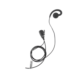 Micrófono de solapa con audífono ajustable al oído para HYT TC-610P/TC-780