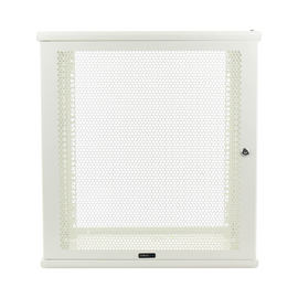 Gabinete Linkedpro de Montaje en Pared, 19in, Puerta Perforada, 12 UR, 450 mm de Profundidad, Color Blanco