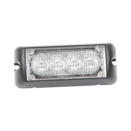 Luz auxiliar brillante con 4 LEDs, color rojo, mica transparente