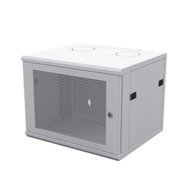 Gabinete Linkedpro de Montaje en Pared, de 19in, Puerta Perforada, 6 UR, 450 mm de Profundidad, Color Blanco