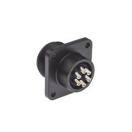 Conector Hembra Circular  de 6 Terminales para uso Rudo, Amphenol