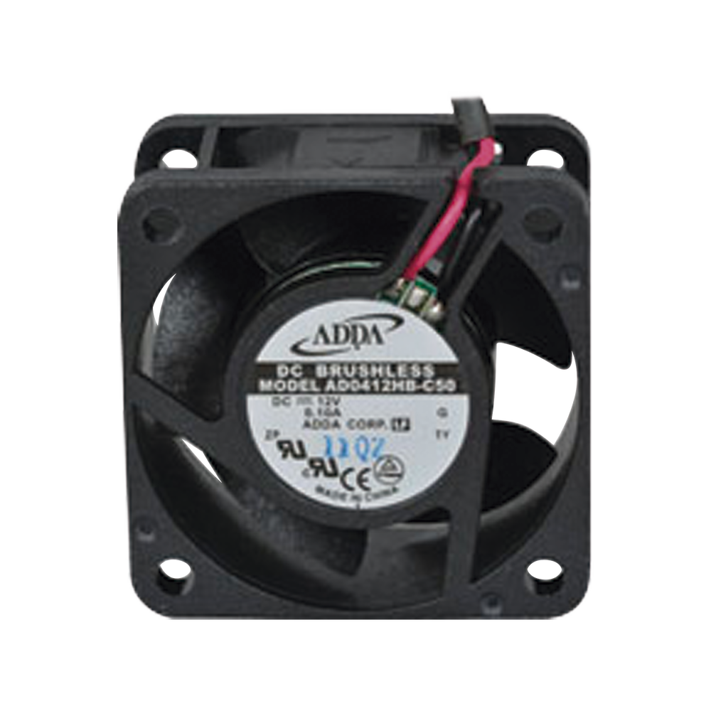 Ventilador Axial de 40 X 40 X 20 mm, Rodamiento de Baleros, Cables de 30 cm, 12 Vcd, 100 mA, 8.8 CFM.