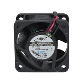 Ventilador Axial de 40 X 40 X 20 mm, Rodamiento de Baleros, Cables de 30 cm, 12 Vcd, 100 mA, 8.8 CFM.