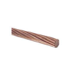 Venta por metro / 1/0 AWG / Cable Eléctrico / Cobre Desnudo / Semiduro 7 Hilos