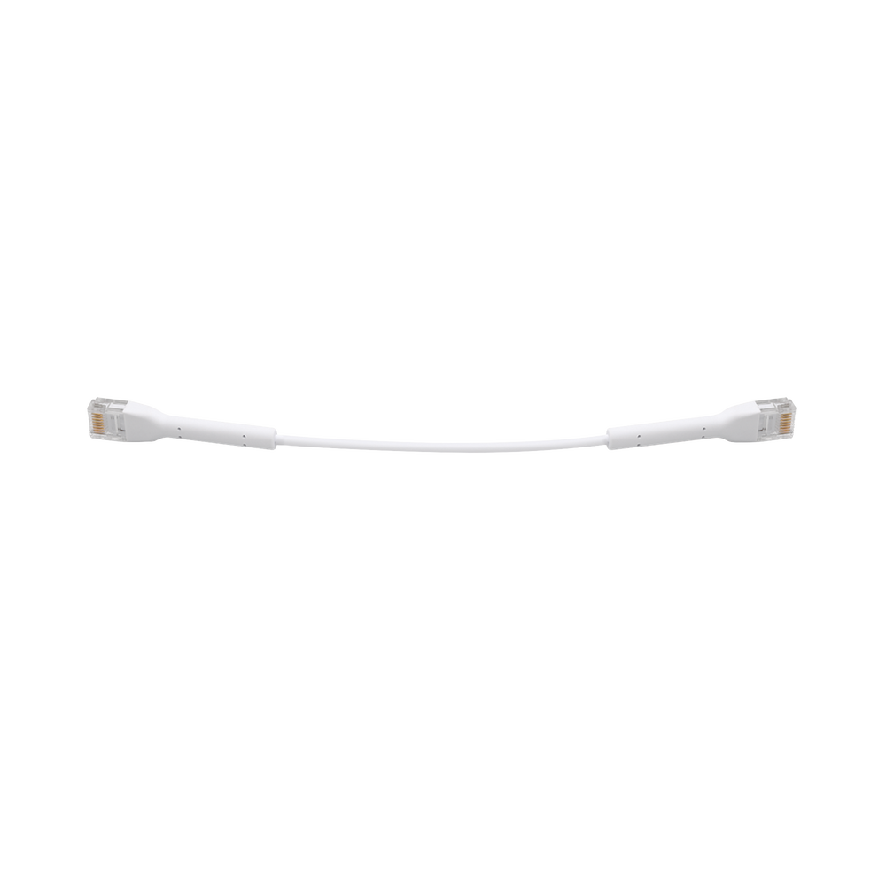 UniFi Ethernet Patch Cable Cat6 de 22 cm, color blanco