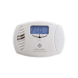 Alarma de monóxido de carbono (CO) enchufable con batería de respaldo y display digital
