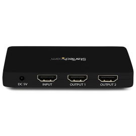 StarTech.com Divisor HDMI de 2 Puertos de Vídeo 4K - Splitter Multiplicador 1x2 HDMI de Aluminio Sólido - 4K 30 Hz