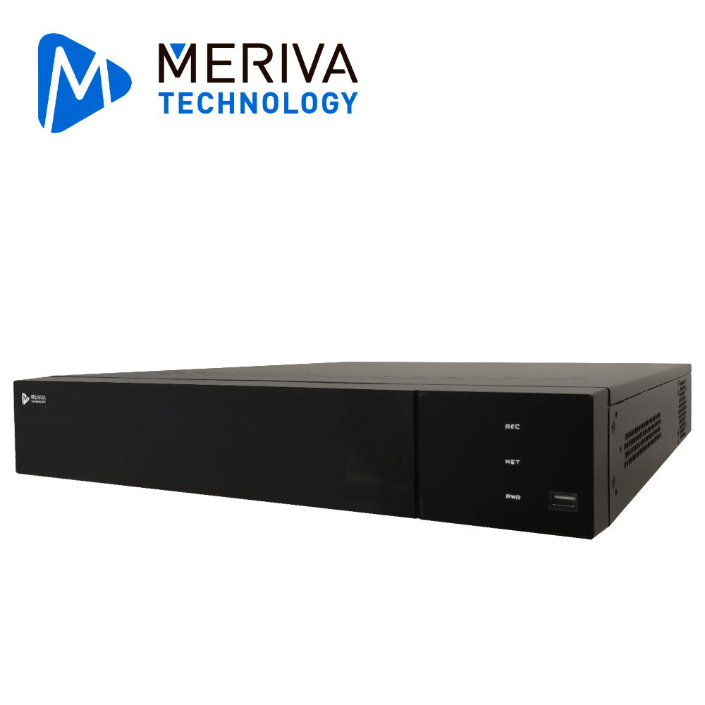 VMS/NVR 32CH MERIVA TECNOLOGY MVMS-2132 GRABA / DECODIFICA / CENTRALIZA NVR-DVR-IPC / H.265 / 1 HDMI + 1 VGA SIMULTANEAS / ENTRADA-SALIDA DE AUDIO / ENTRADA-SALIDA DE ALARMA / RS485 / ANALITICA MIA / SO. N9000 / ONVIF /4DD