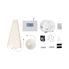 Kit de Amplificador de Señal Celular | Doble Banda | Mejora las Llamadas, Soporta 3G y *4G LTE | 70 dB de Ganancia Máxima, cubre áreas de hasta 500 metros cuadrados.