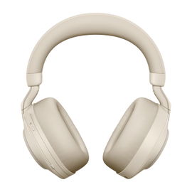 Jabra Evolve2 85 MS Stereo - Auricular - tamaño completo - Bluetooth - inalámbrico, cableado - cancelación de sonido activo - conector de 3,5 mm - aislamiento de ruido - beige - Certificado para Equipos de Microsoft