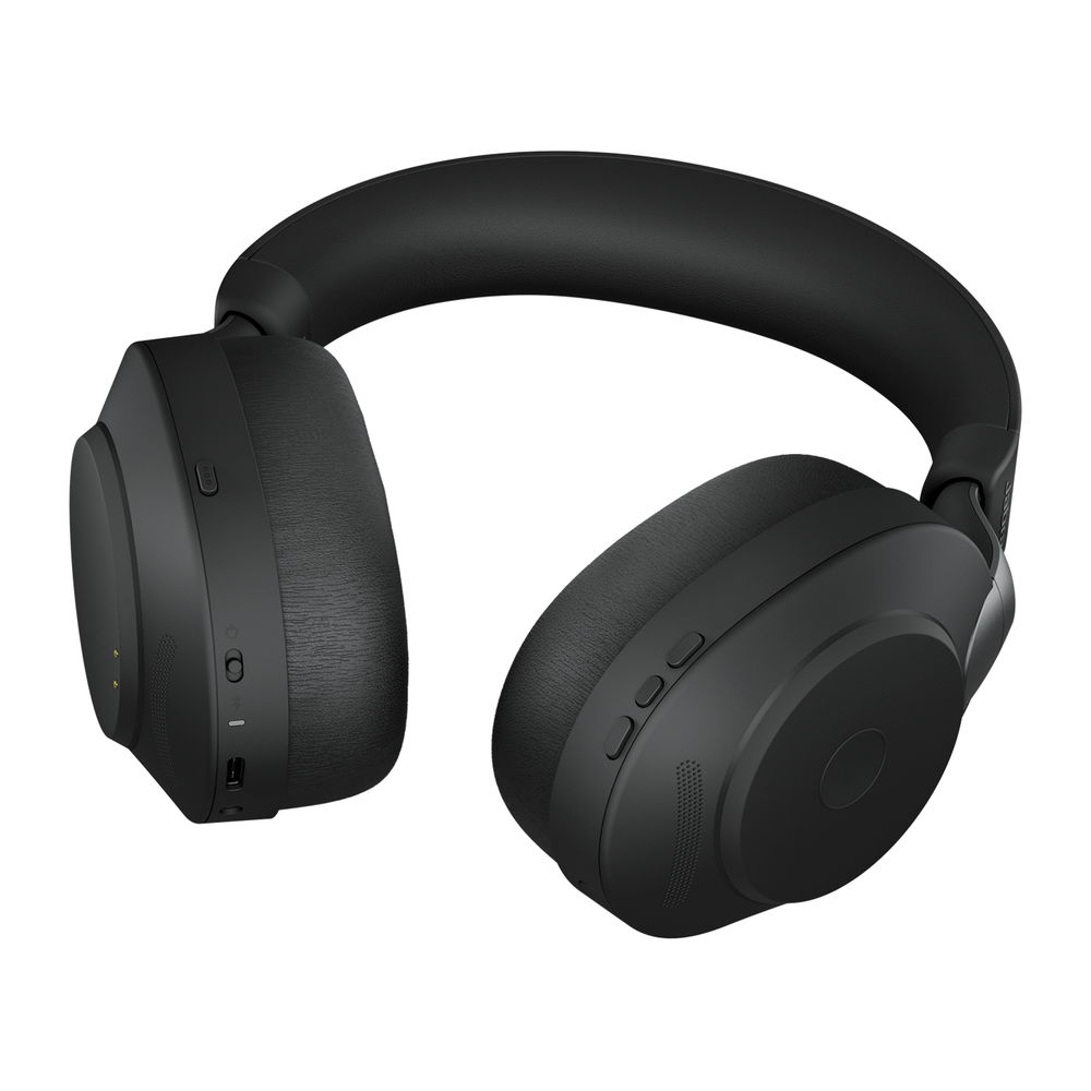 Jabra Evolve2 85, UC Stereo Auriculares Inalámbrico y alámbrico Diadema Oficina/Centro de llamadas USB Tipo C Bluetooth Negro Jabra Evolve2 85, UC Stereo Auriculares Inalámbrico y alámbrico Diadema Oficina/Centro de llamadas USB Tipo C Bluetooth Negro