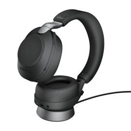 Jabra Evolve2 85, UC Stereo Auriculares Inalámbrico y alámbrico Diadema Oficina/Centro de llamadas USB Tipo C Bluetooth Negro Jabra Evolve2 85, UC Stereo Auriculares Inalámbrico y alámbrico Diadema Oficina/Centro de llamadas USB Tipo C Bluetooth Negro