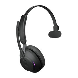 Jabra Evolve2 65, MS Mono Auriculares Inalámbrico Diadema Oficina/Centro de llamadas USB Tipo C Bluetooth Negro Jabra Evolve2 65, MS Mono Auriculares Inalámbrico Diadema Oficina/Centro de llamadas USB Tipo C Bluetooth Negro