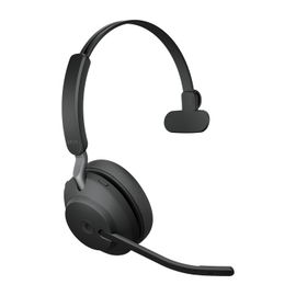 Jabra Evolve2 65, MS Mono Auriculares Inalámbrico Diadema Oficina/Centro de llamadas USB Tipo C Bluetooth Negro Jabra Evolve2 65, MS Mono Auriculares Inalámbrico Diadema Oficina/Centro de llamadas USB Tipo C Bluetooth Negro